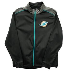 Miami Dolphins Majestic ThermaBase Full-Zip Jacket – Men’s Size Large